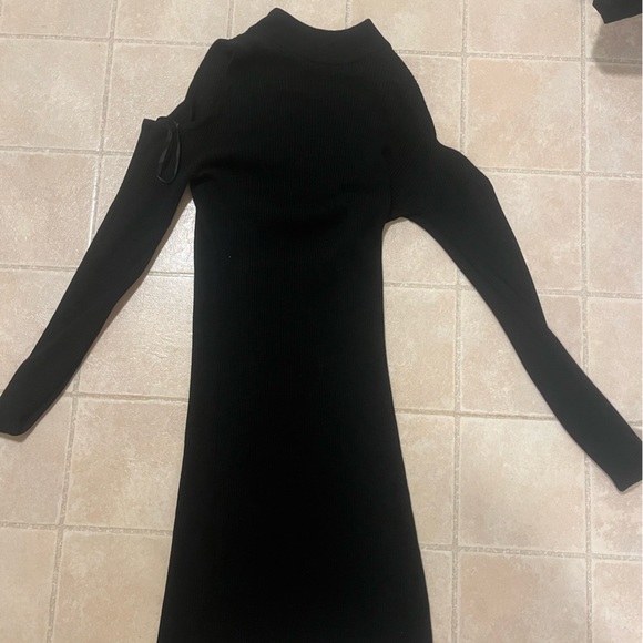 Open sweater midi sweater dress - Picture 2 of 3